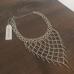 Ellen Tracy Rhinestone Necklace